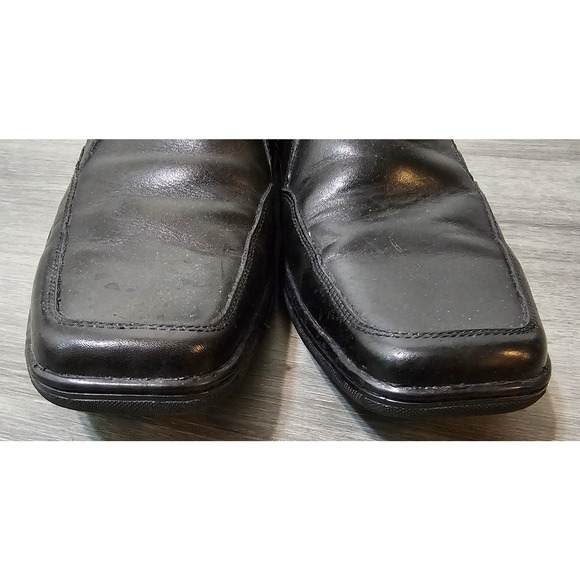 Kenneth Cole Reaction Punchual Slip On Loafer Black Leather Shoes Men Size 9 main image 5